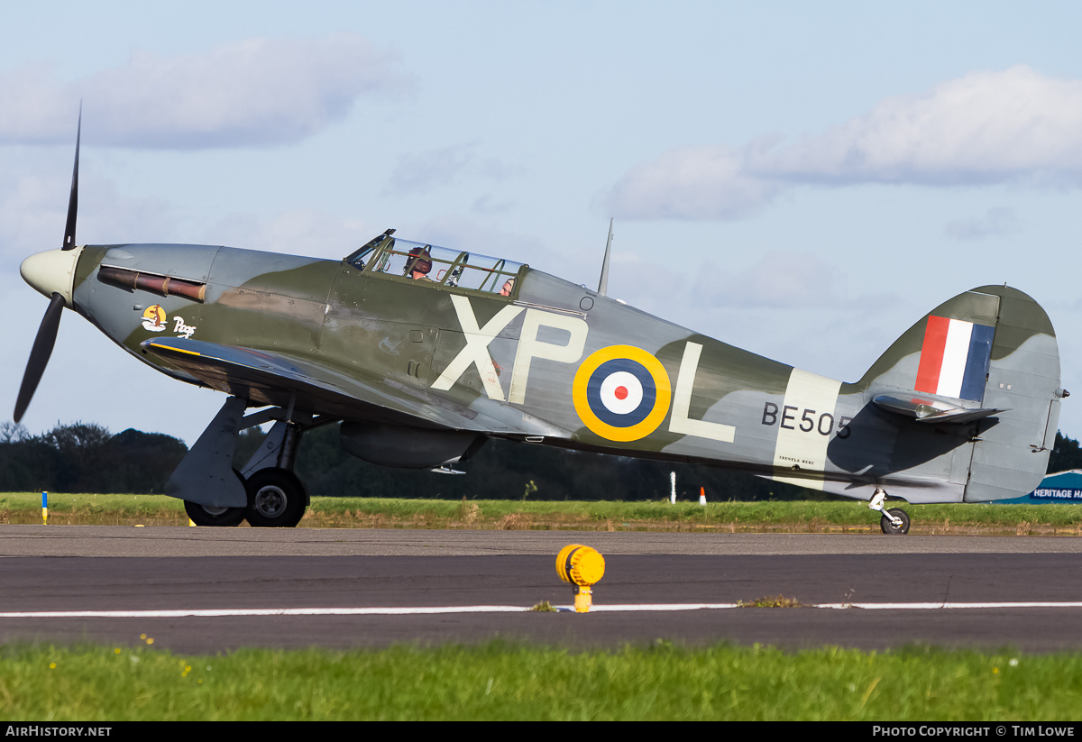 Aircraft Photo of G-HHII / BE505 | Hawker Hurricane Mk2B | UK - Air Force | AirHistory.net #516293