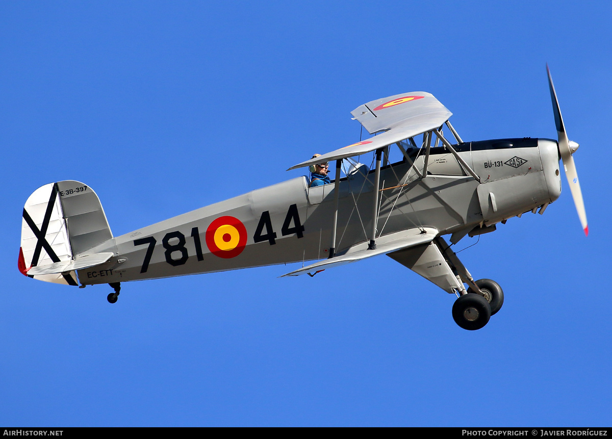 Aircraft Photo of EC-ETT | CASA 1.131E Jungmann | Spain - Air Force | AirHistory.net #516294