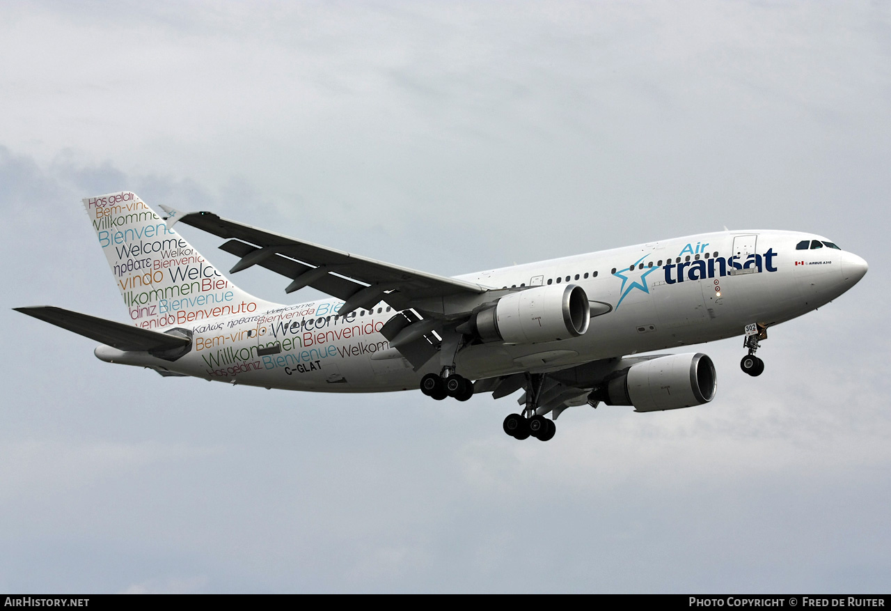 Aircraft Photo of C-GLAT | Airbus A310-308 | Air Transat | AirHistory.net #516299