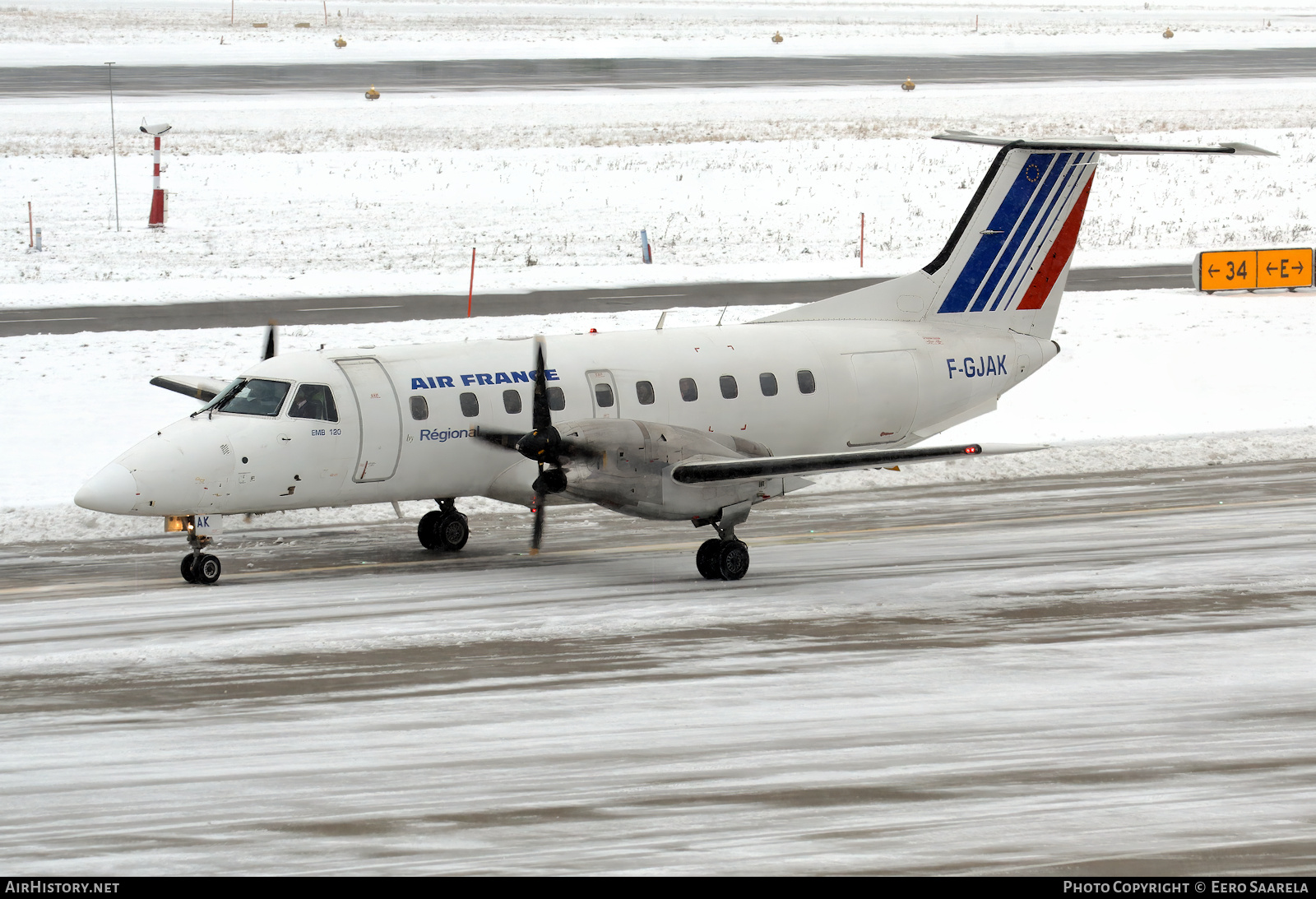 Aircraft Photo of F-GJAK | Embraer EMB-120ER Brasilia | Air France | AirHistory.net #516322