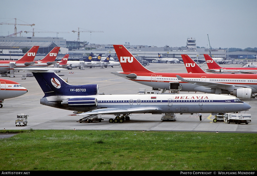 Aircraft Photo of EW-85703 | Tupolev Tu-154M | Belavia | AirHistory.net #516339