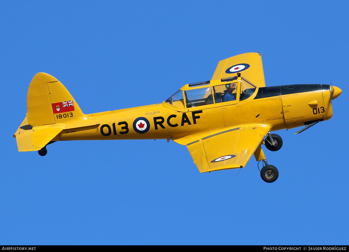 Aircraft Photo of EC-LVH / 18013 | De Havilland Canada DHC-1 Chipmunk Mk22 | Canada - Air Force | AirHistory.net #516358