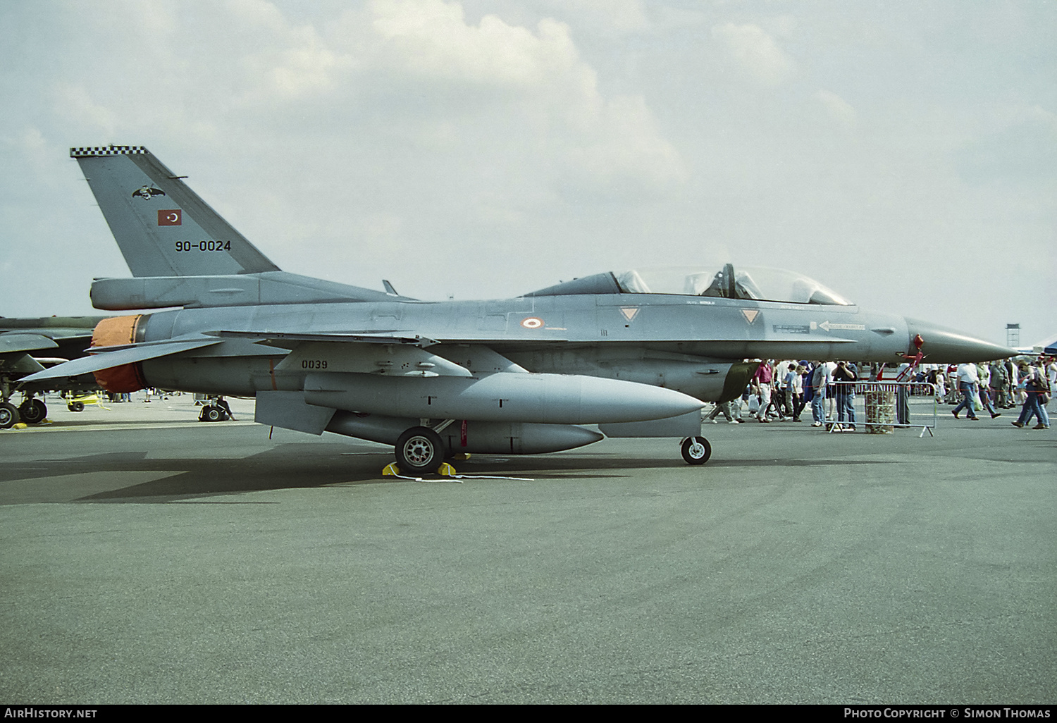 Aircraft Photo of 90-0024 | General Dynamics F-16D Fighting Falcon | Turkey - Air Force | AirHistory.net #516364