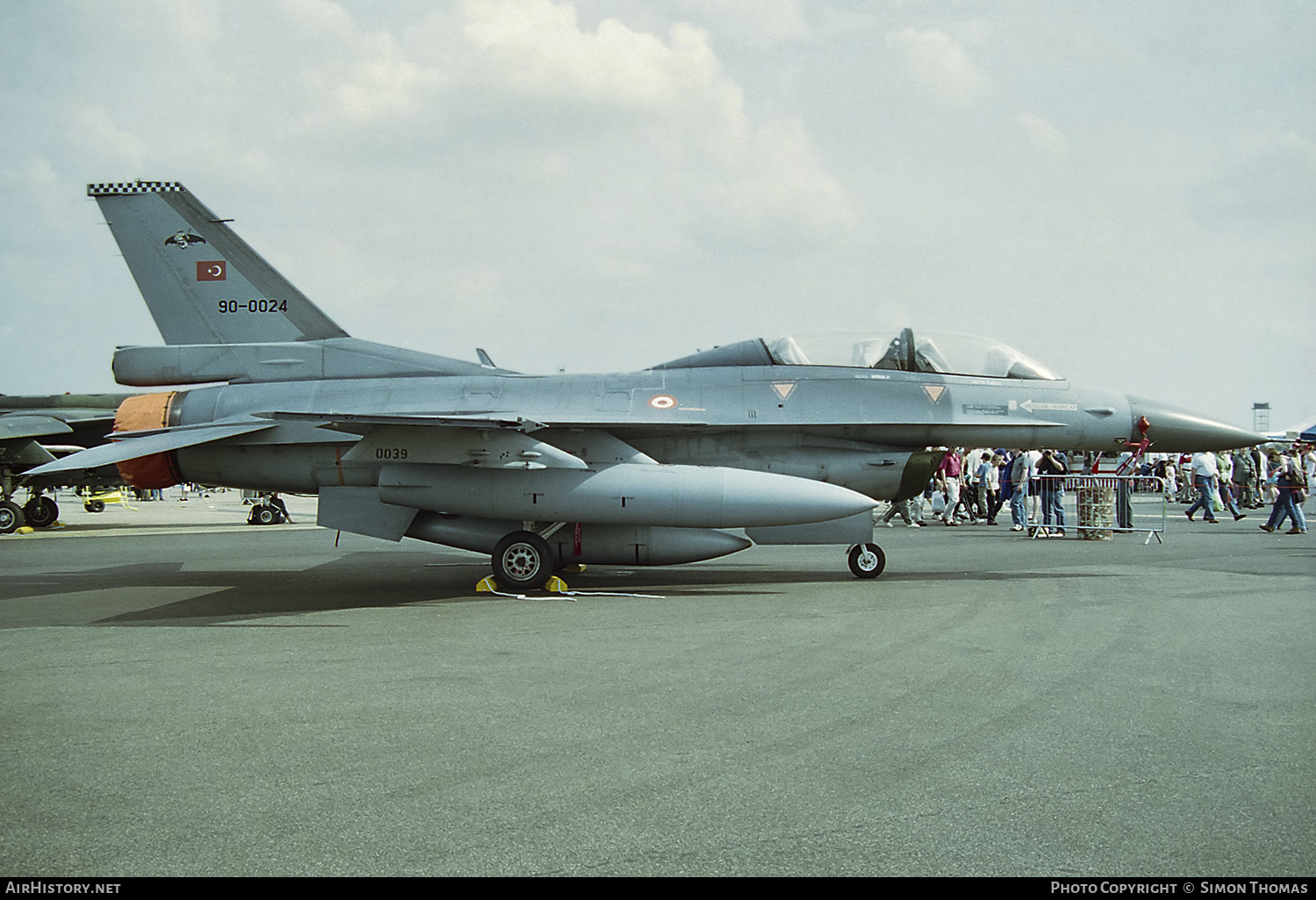 Aircraft Photo of 90-0024 | General Dynamics F-16DG Fighting Falcon | Turkey - Air Force | AirHistory.net #516364