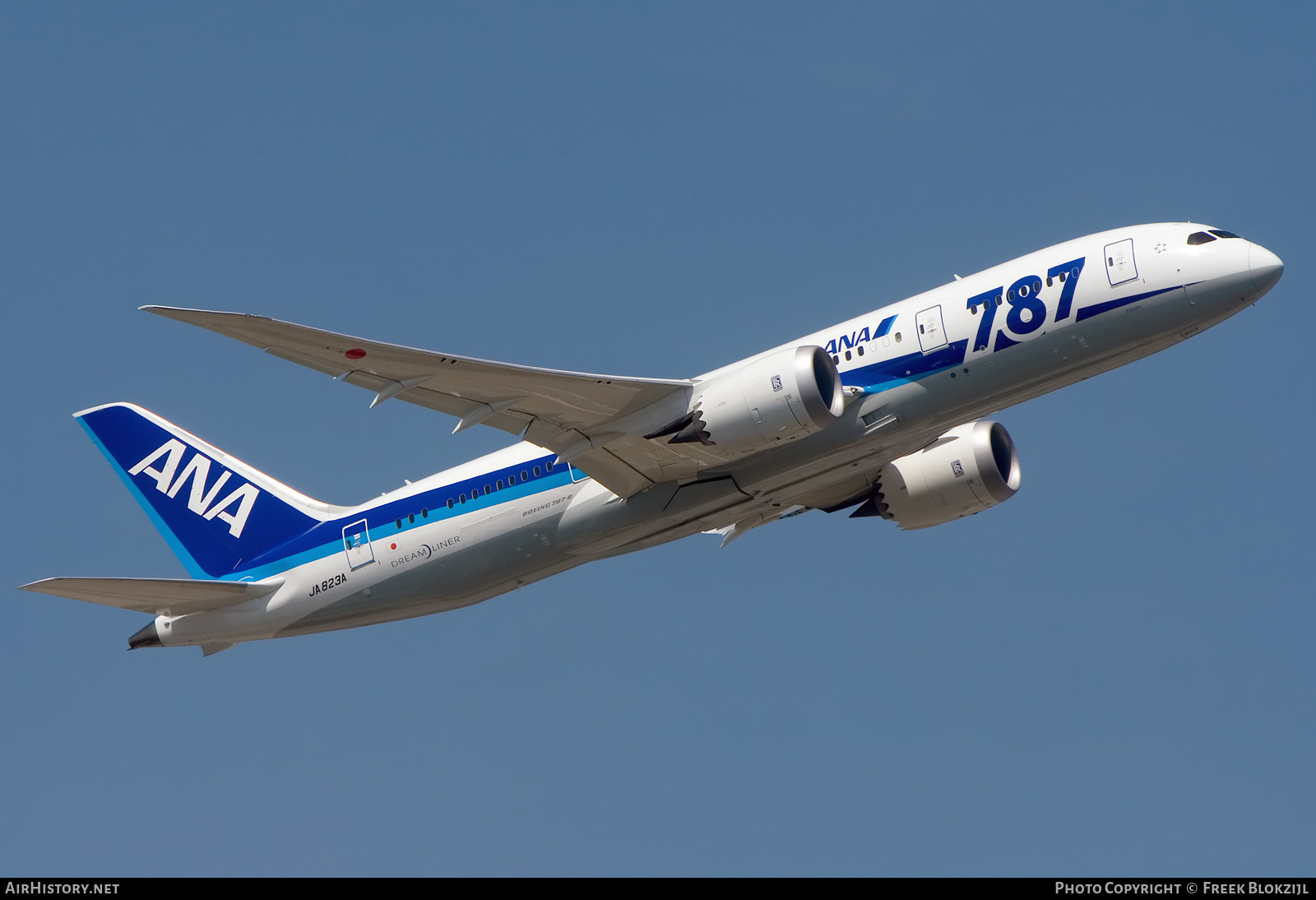 Aircraft Photo of JA823A | Boeing 787-8 Dreamliner | All Nippon Airways - ANA | AirHistory.net #516377