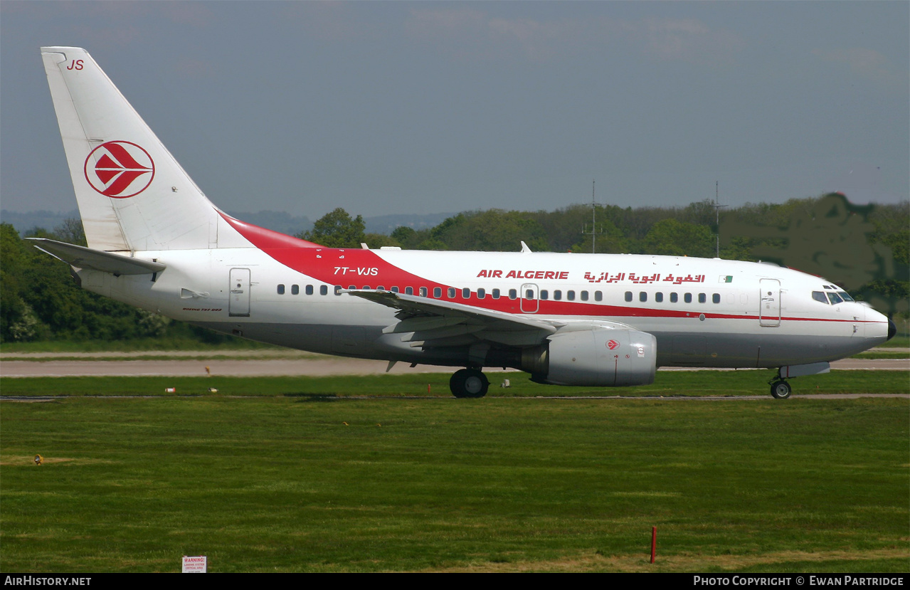 Aircraft Photo of 7T-VJS | Boeing 737-6D6 | Air Algérie | AirHistory.net #516382