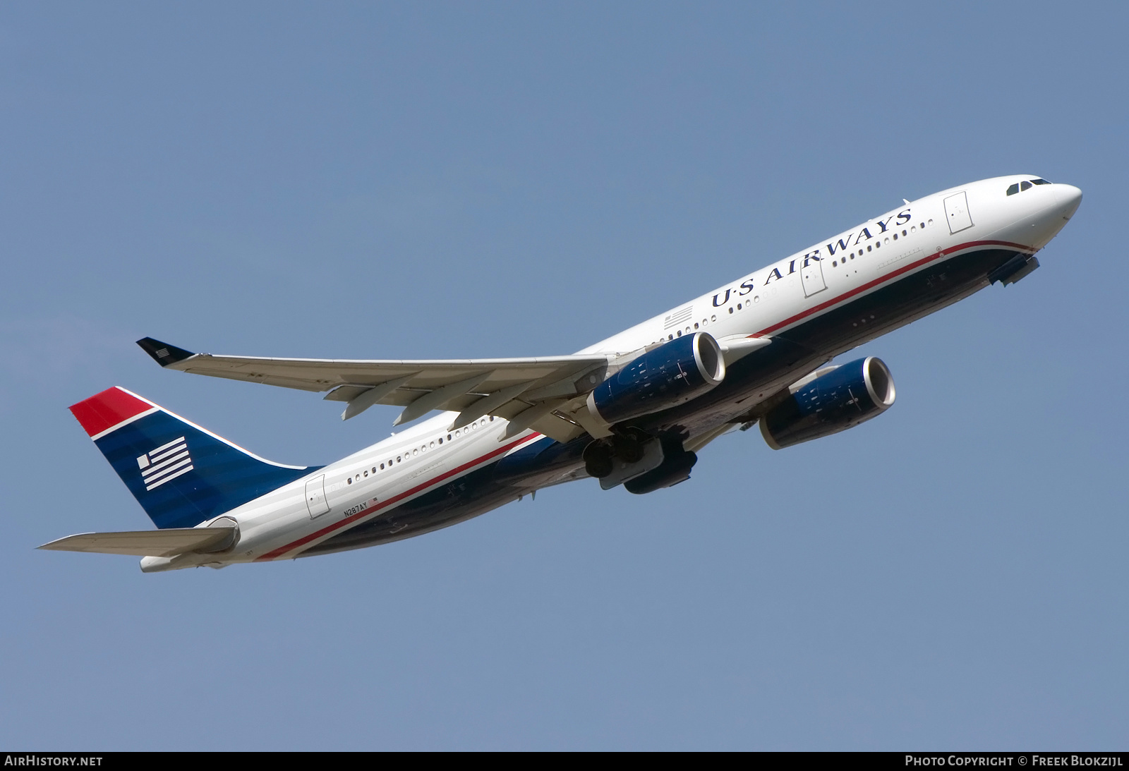Aircraft Photo of N287AY | Airbus A330-243 | US Airways | AirHistory.net #516393