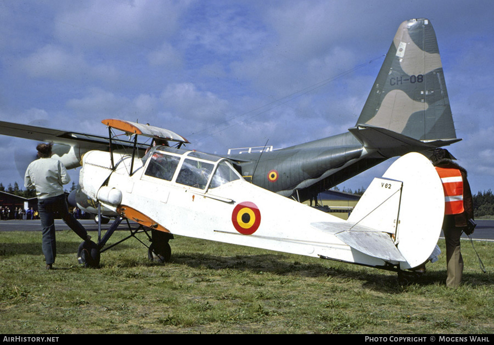 Aircraft Photo of V62 | Stampe-Vertongen SV-4C | Belgium - Air Force | AirHistory.net #516414