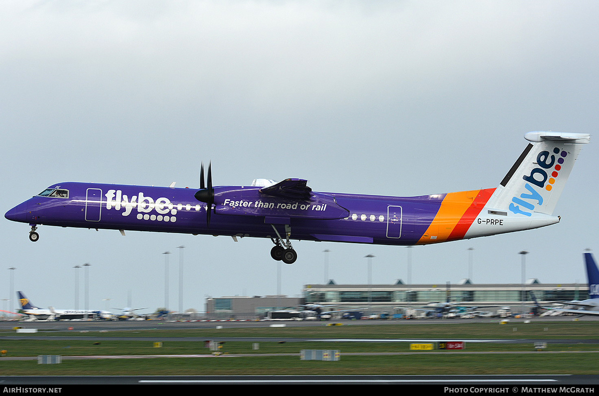 Aircraft Photo of G-PRPE | Bombardier DHC-8-402 Dash 8 | Flybe | AirHistory.net #516442