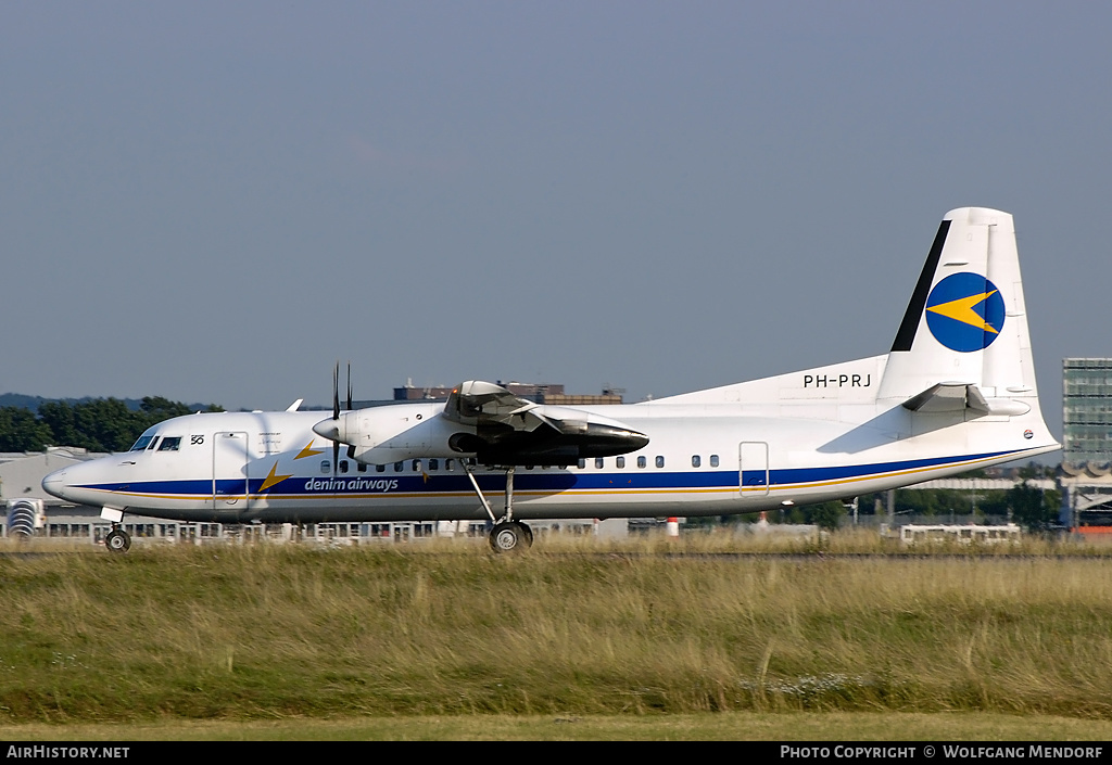 Aircraft Photo of PH-PRJ | Fokker 50 | Denim Airways | AirHistory.net #516448