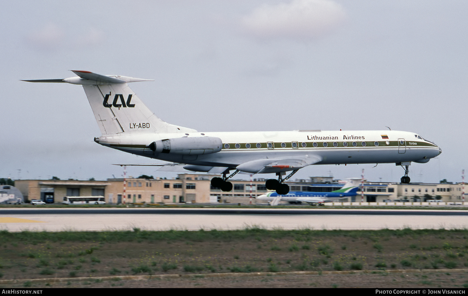 Aircraft Photo of LY-ABD | Tupolev Tu-134A | Lithuanian Airlines | AirHistory.net #516453