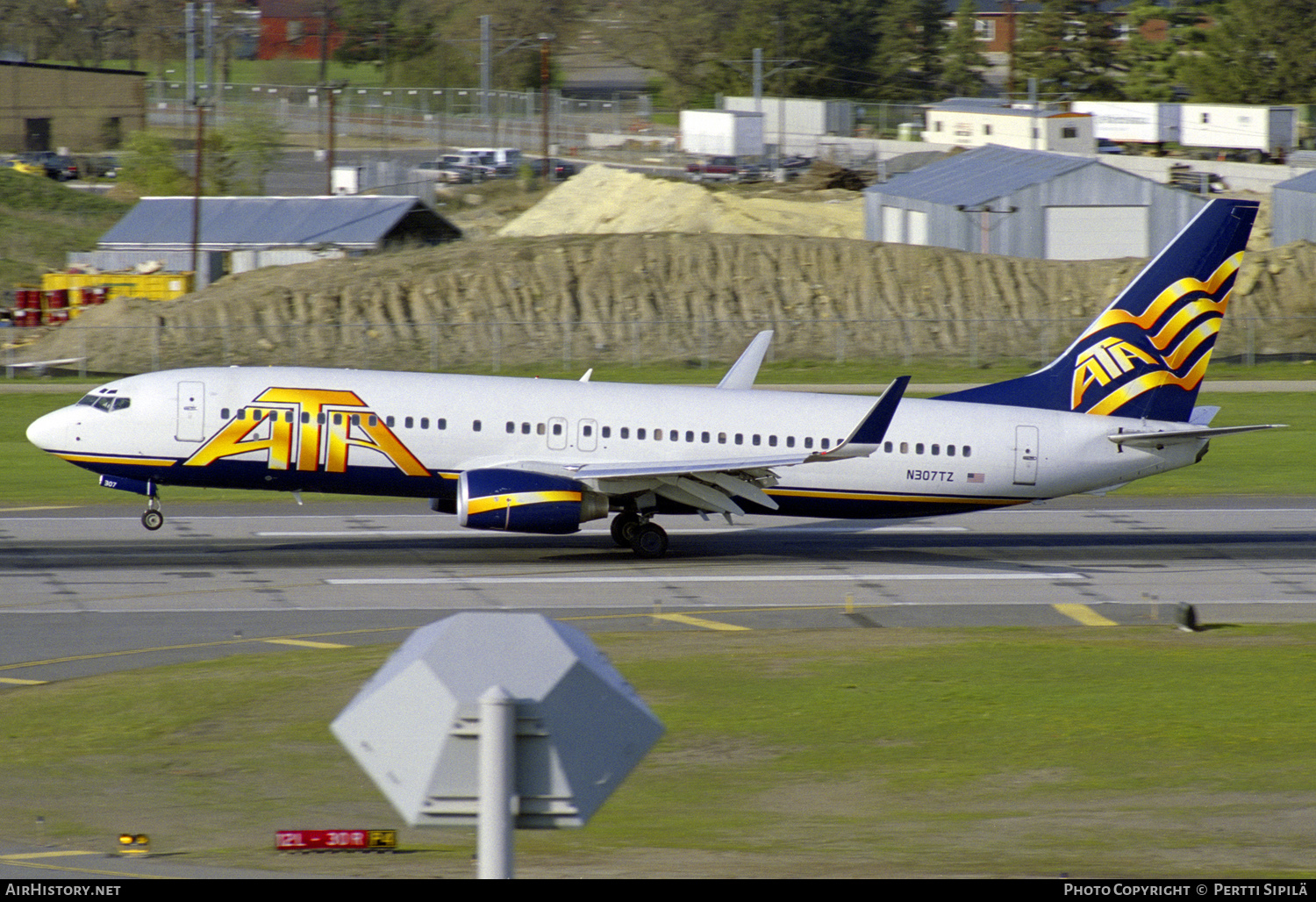 Aircraft Photo of N307TZ | Boeing 737-83N | ATA Airlines - American Trans Air | AirHistory.net #516498