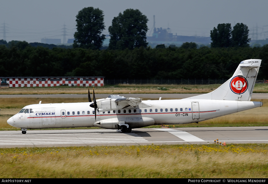 Aircraft Photo of OY-CIN | ATR ATR-72-500 (ATR-72-212A) | Cimber Air | AirHistory.net #516502