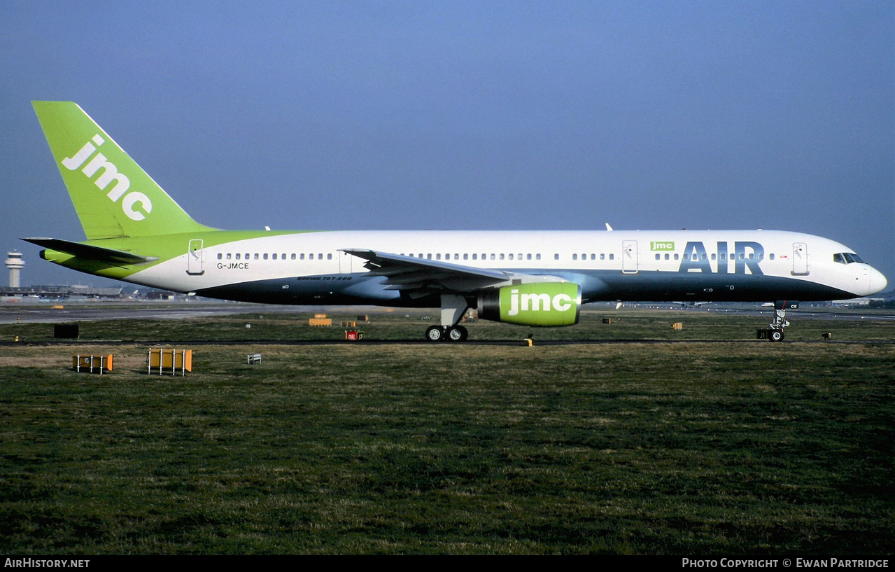 Aircraft Photo of G-JMCE | Boeing 757-25F | JMC Air | AirHistory.net #516521