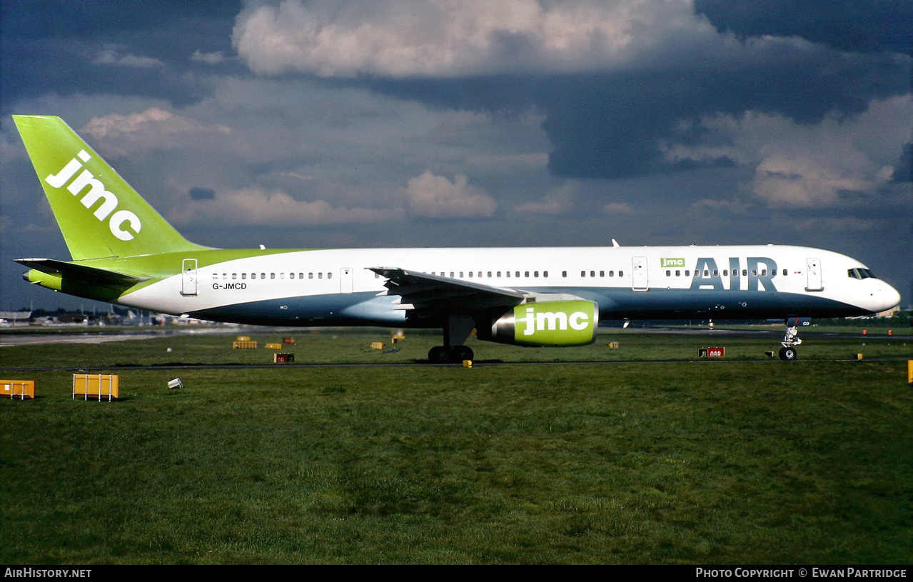 Aircraft Photo of G-JMCD | Boeing 757-25F | JMC Air | AirHistory.net #516523