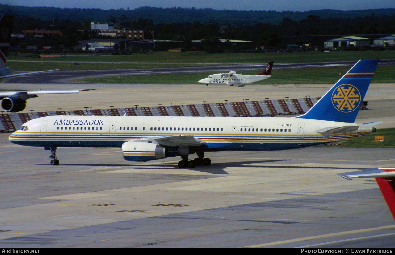 Aircraft Photo of G-BUDZ | Boeing 757-236 | Ambassador Airways | AirHistory.net #516527