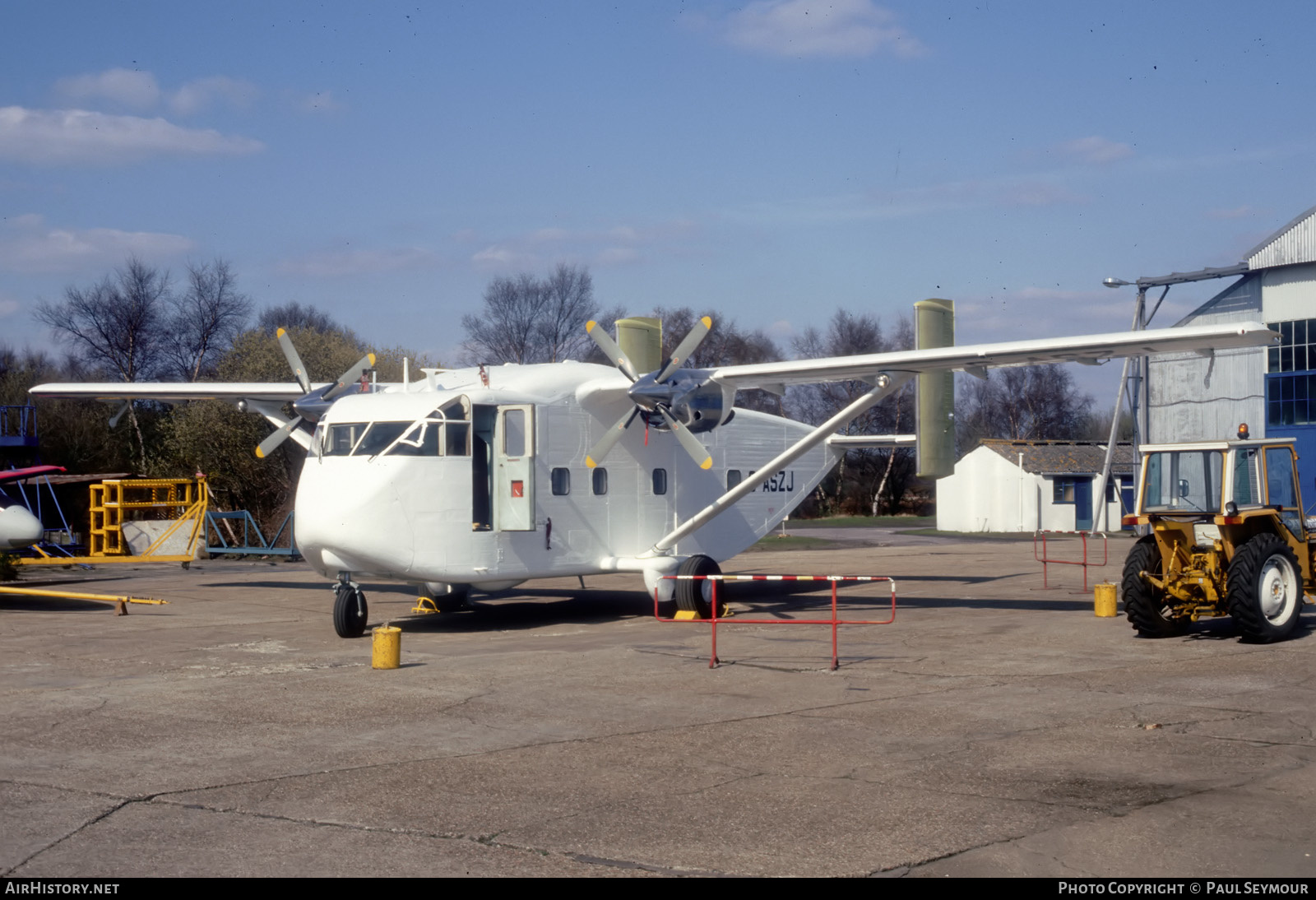Aircraft Photo of G-ASZJ | Short SC.7 Skyliner 3A-100 | AirHistory.net #516541