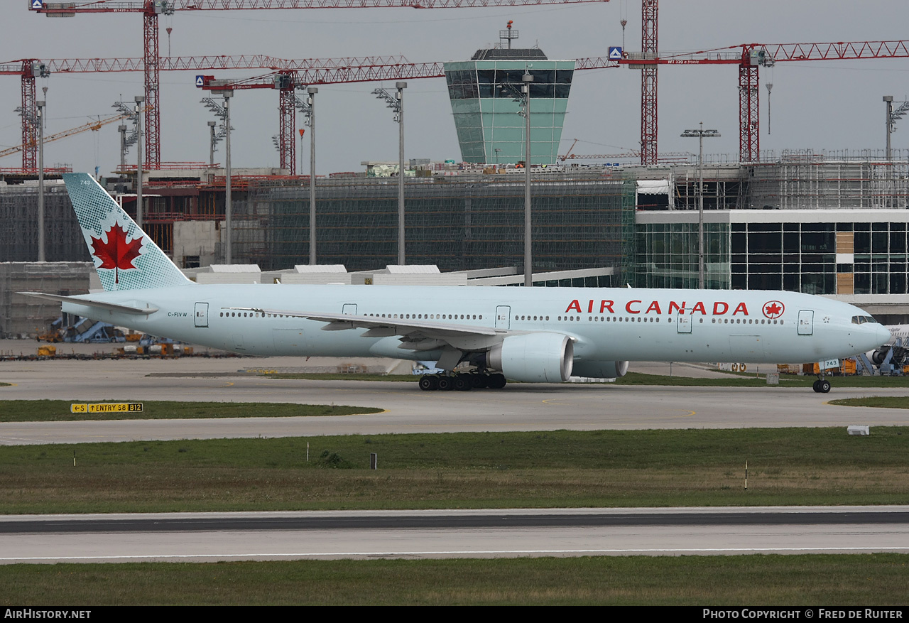 Aircraft Photo of C-FIVW | Boeing 777-333/ER | Air Canada | AirHistory.net #516548