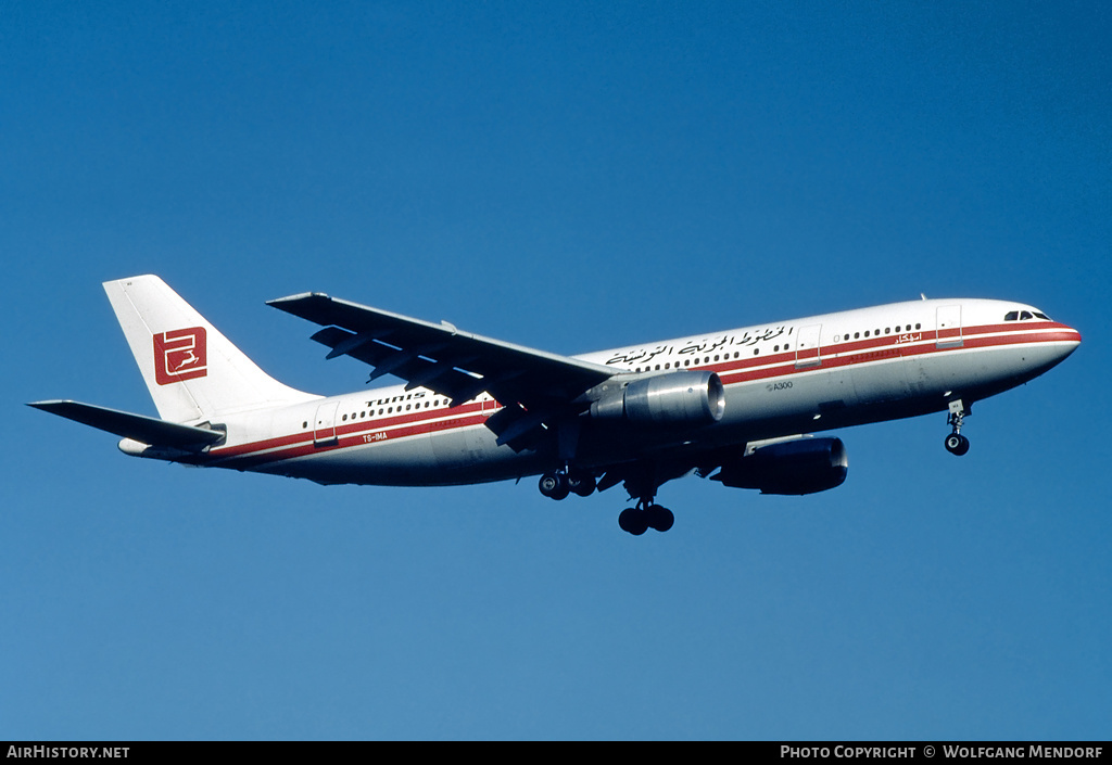 Aircraft Photo of TS-IMA | Airbus A300B4-203 | Tunis Air | AirHistory.net #516621