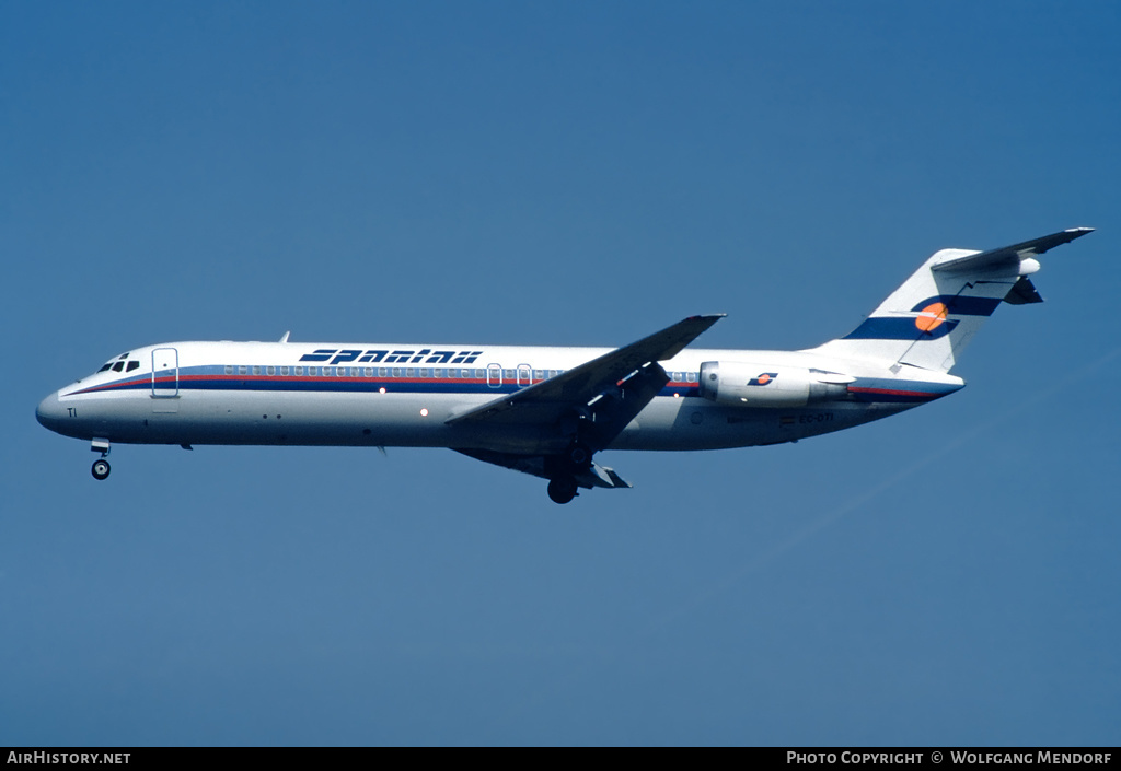 Aircraft Photo of EC-DTI | McDonnell Douglas DC-9-32 | Spantax | AirHistory.net #516634