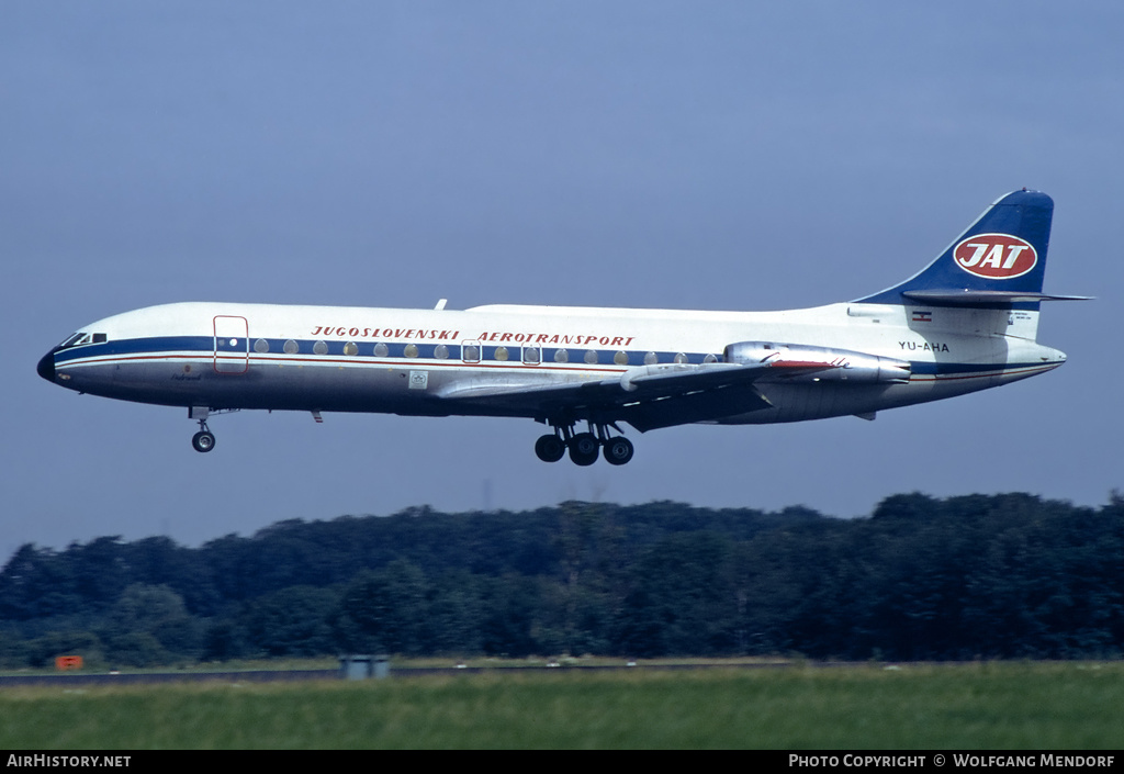 Aircraft Photo of YU-AHA | Sud SE-210 Caravelle VI-N | JAT Yugoslav Airlines - Jugoslovenski Aerotransport | AirHistory.net #516641