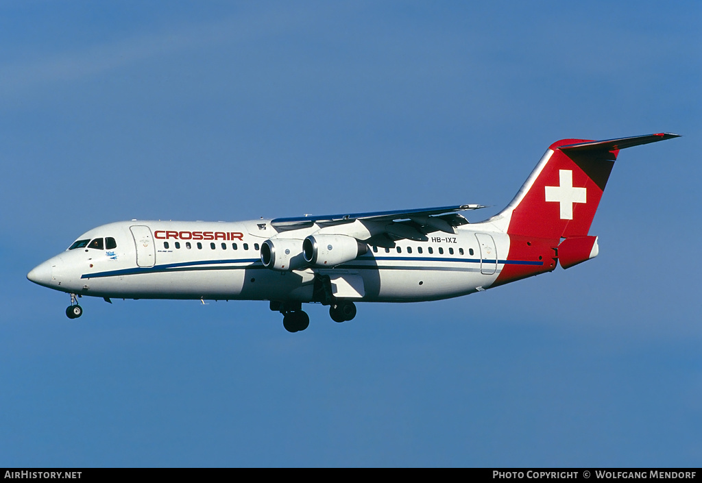 Aircraft Photo of HB-IXZ | British Aerospace BAe-146-300 | Crossair | AirHistory.net #516650