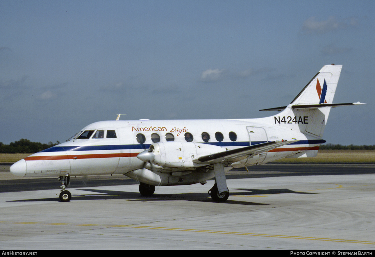 Aircraft Photo of N424EA | British Aerospace BAe-3101 Jetstream 31 | American Eagle | AirHistory.net #516656