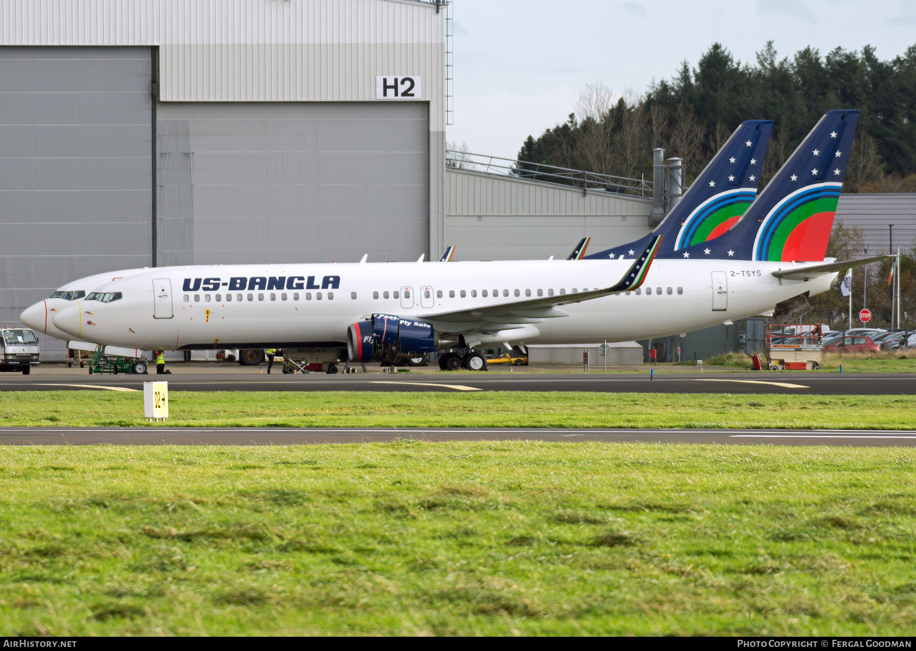 Aircraft Photo of 2-TSYS | Boeing 737-8AL | US - Bangla Airlines | AirHistory.net #516659