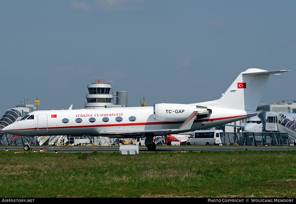 Aircraft Photo of TC-GAP | Gulfstream Aerospace G-IV Gulfstream IV | Turkey Government | AirHistory.net #516670