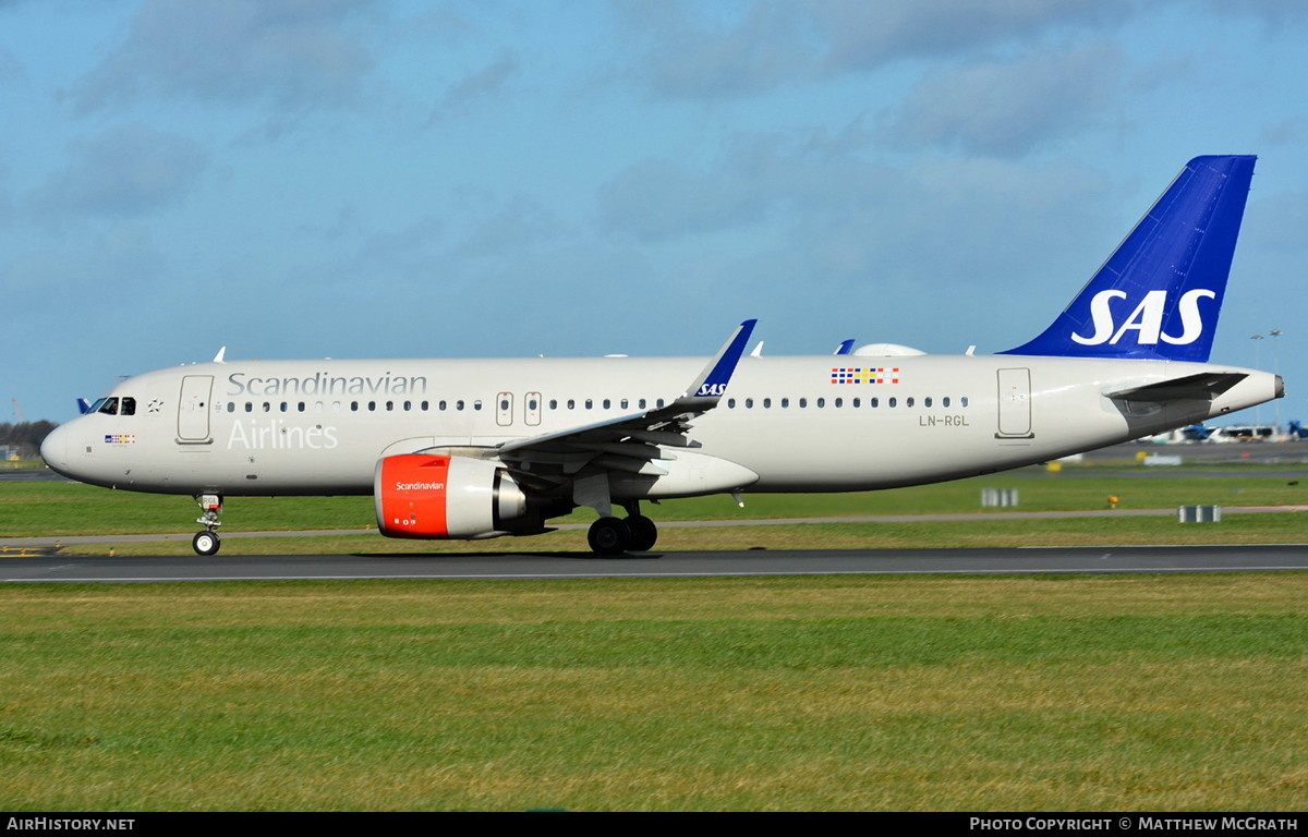 Aircraft Photo of LN-RGL | Airbus A320-251N | Scandinavian Airlines - SAS | AirHistory.net #516705