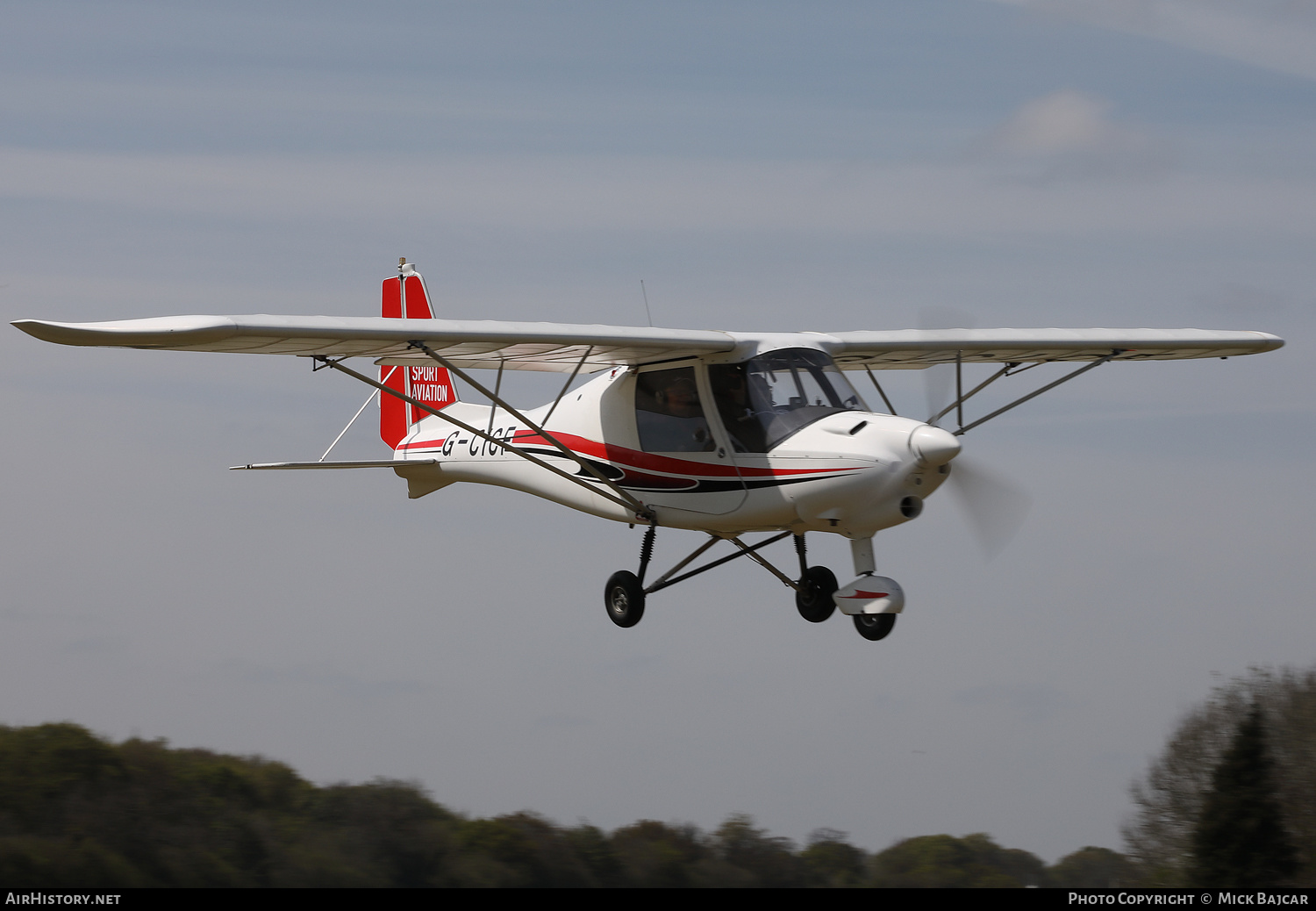 Aircraft Photo of G-CICF | Comco Ikarus C42-FB80 Bravo | Flight Support Aviation | AirHistory.net #516712