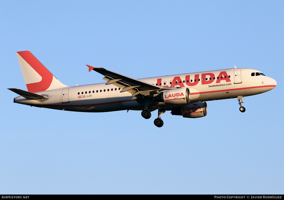 Aircraft Photo of OE-LOX | Airbus A320-232 | Lauda | AirHistory.net #516718