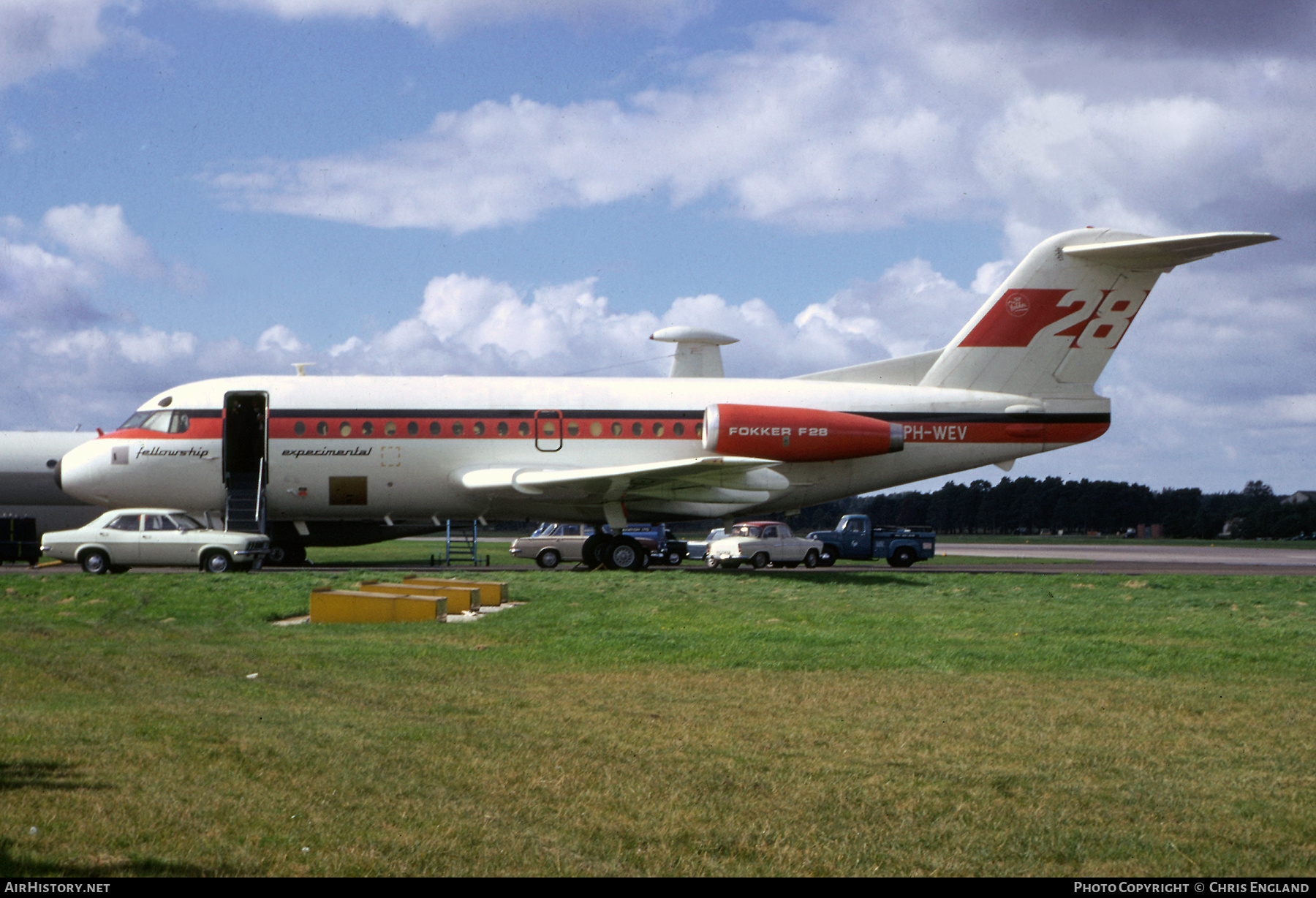 Aircraft Photo of PH-WEV | Fokker F28-1000 Fellowship | Fokker | AirHistory.net #516733