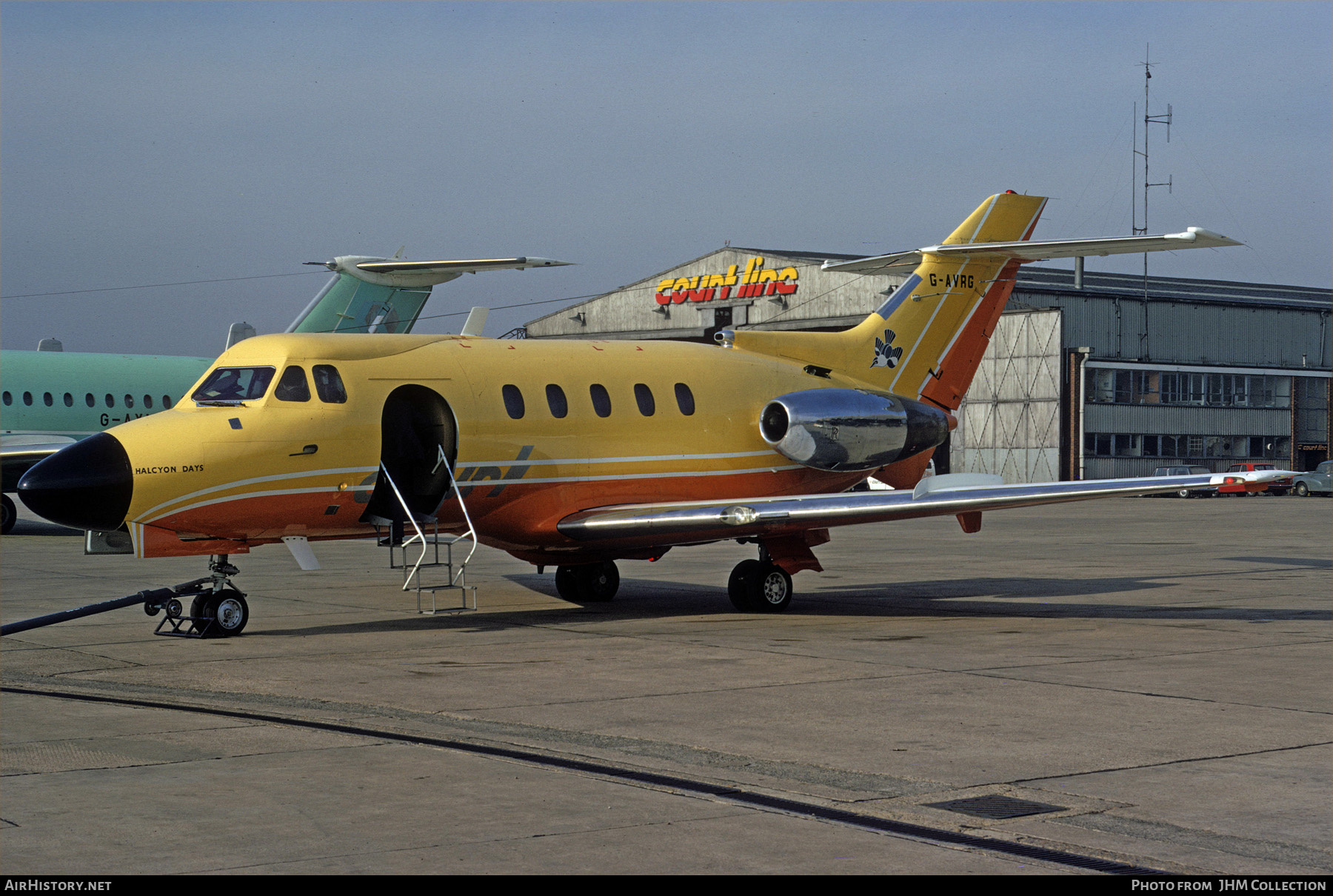 Aircraft Photo of G-AVRG | Hawker Siddeley HS-125-3A | Court Line | AirHistory.net #516742