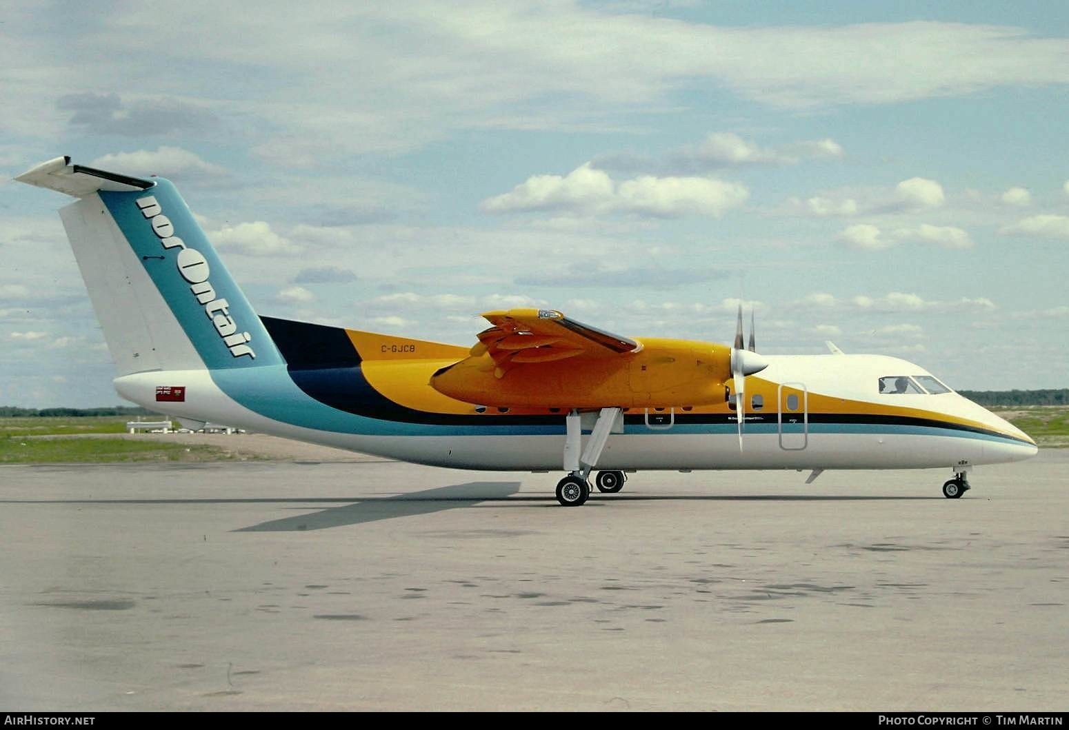 Aircraft Photo of C-GJCB | De Havilland Canada DHC-8-102 Dash 8 | NorOntair | AirHistory.net #516762