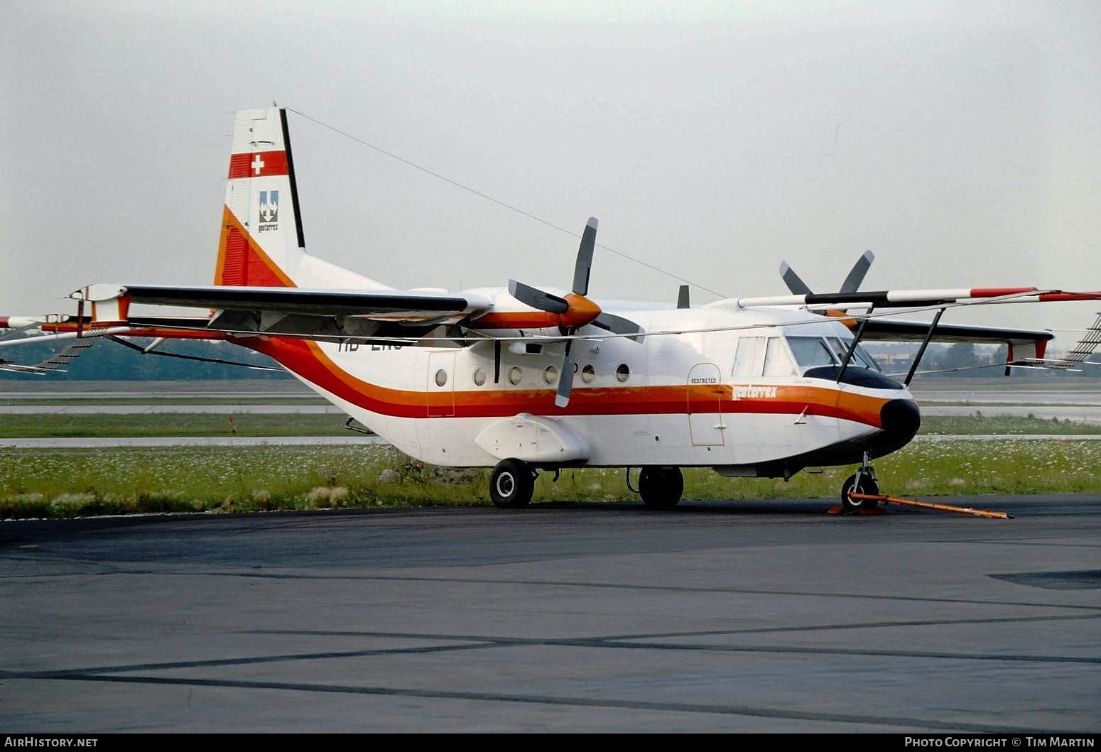 Aircraft Photo of HB-LNS | CASA C-212-200 Aviocar | Geoterrex | AirHistory.net #516763