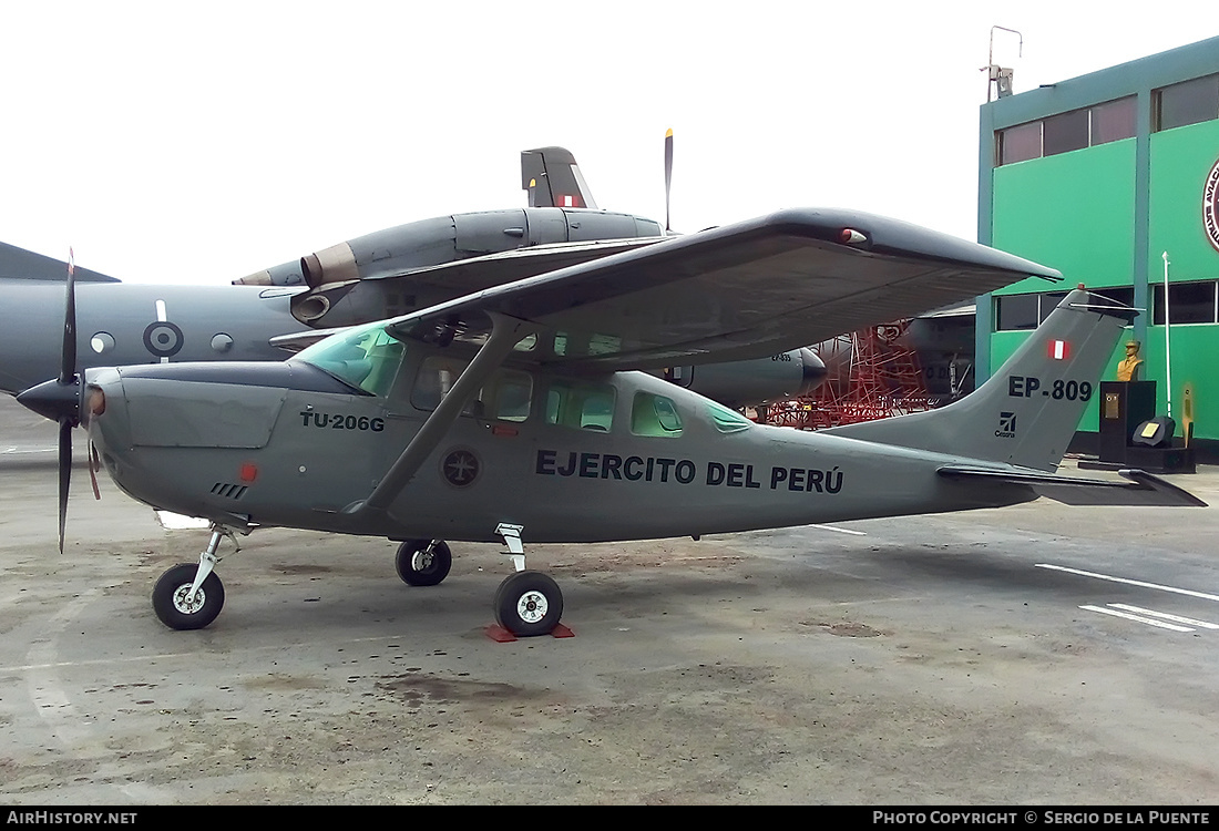 Aircraft Photo of EP-809 | Cessna TU206G Turbo Stationair 6 | Peru - Army | AirHistory.net #516797