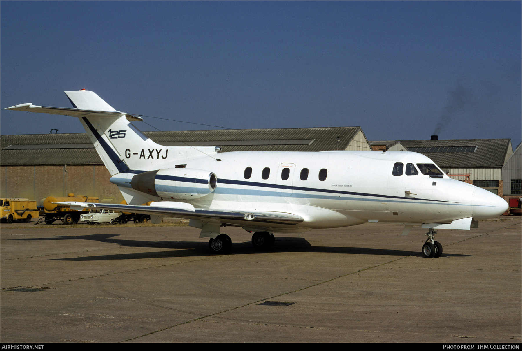Aircraft Photo of G-AXYJ | Hawker Siddeley HS-125-400B | Hawker Siddeley Aviation | AirHistory.net #516803