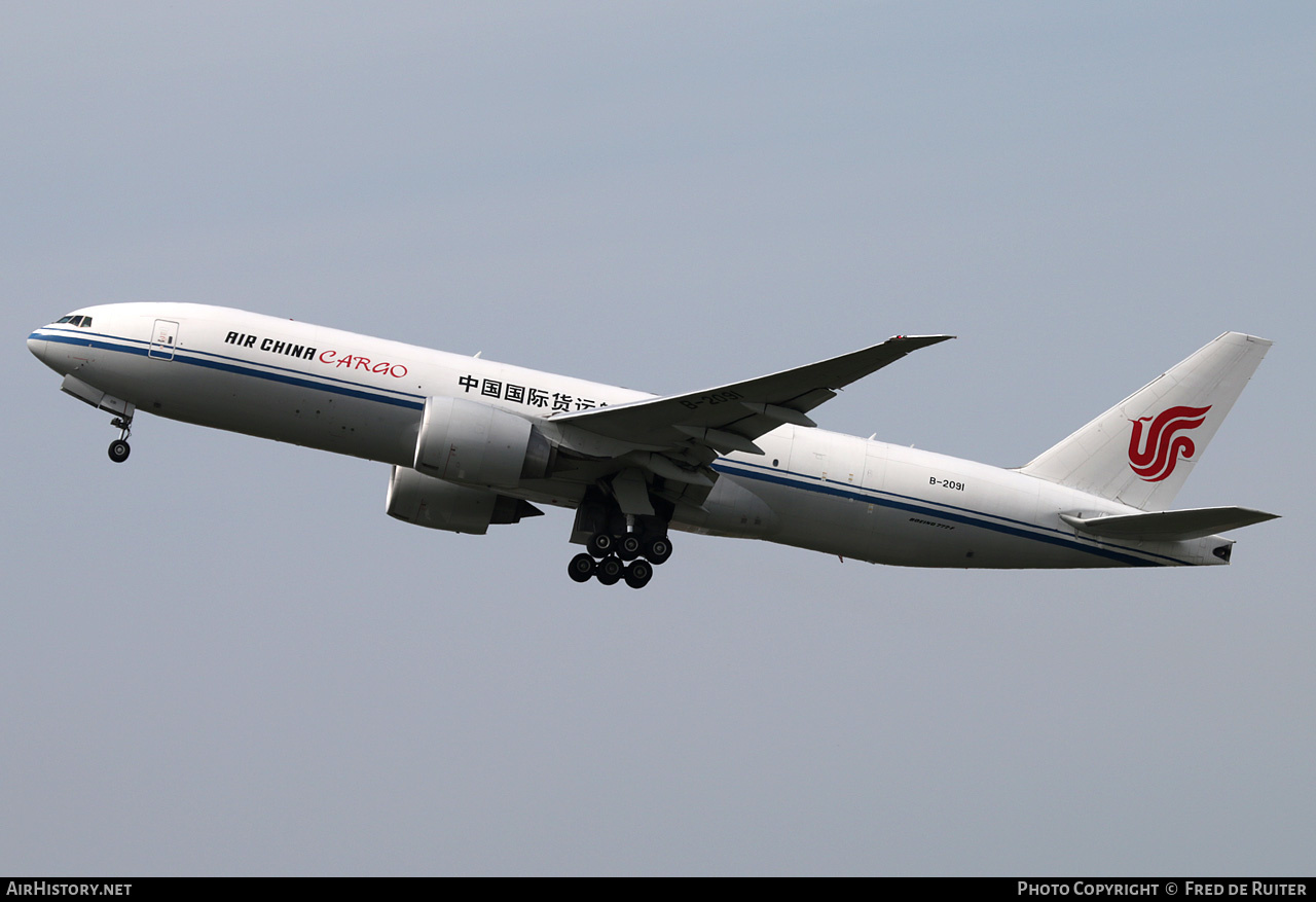 Aircraft Photo of B-2091 | Boeing 777-FFT | Air China Cargo | AirHistory.net #516850