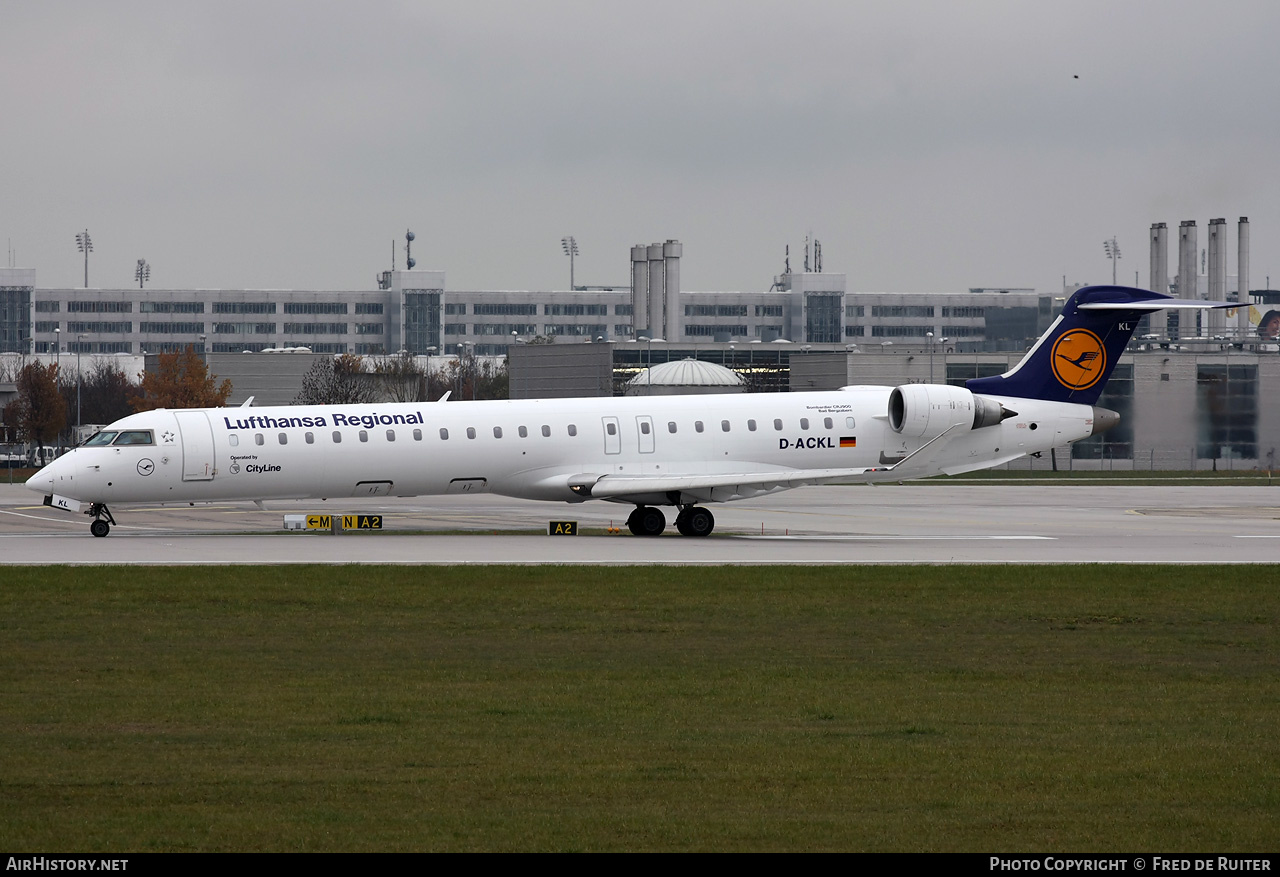 Aircraft Photo of D-ACKL | Bombardier CRJ-900LR (CL-600-2D24) | Lufthansa Regional | AirHistory.net #516853