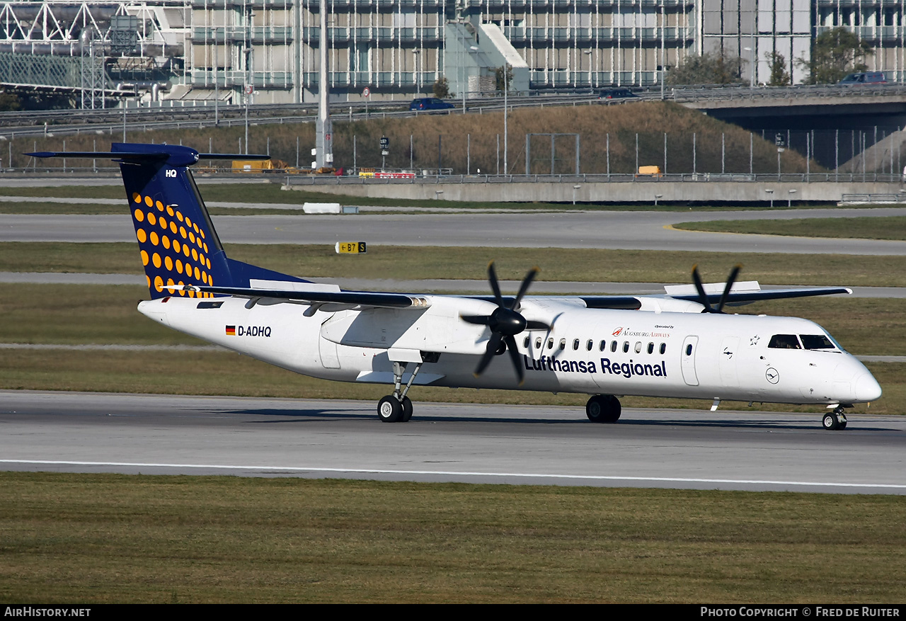 Aircraft Photo of D-ADHQ | Bombardier DHC-8-402 Dash 8 | Lufthansa Regional | AirHistory.net #516855