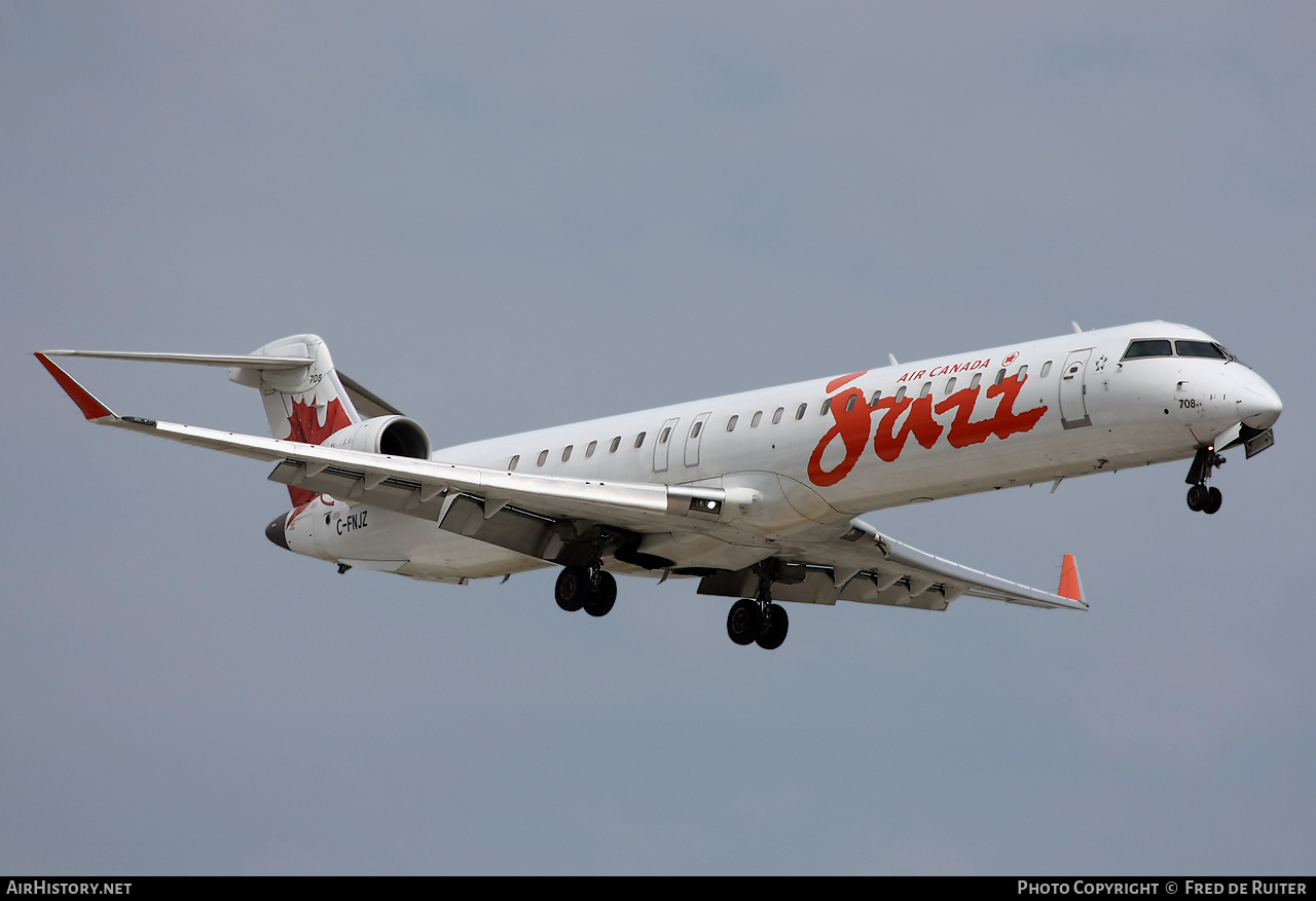 Aircraft Photo of C-FNJZ | Bombardier CRJ-900 (CL-600-2D24) | Air Canada Jazz | AirHistory.net #516885
