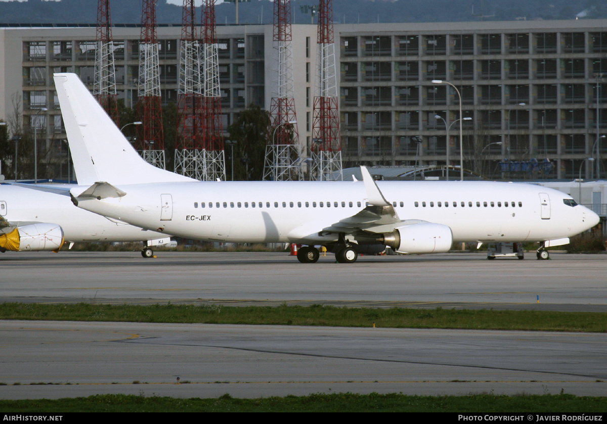 Aircraft Photo of EC-JEX | Boeing 737-86N | AirHistory.net #516959