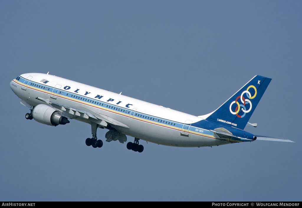 Aircraft Photo of SX-BEK | Airbus A300B4-605R | Olympic | AirHistory.net #516967