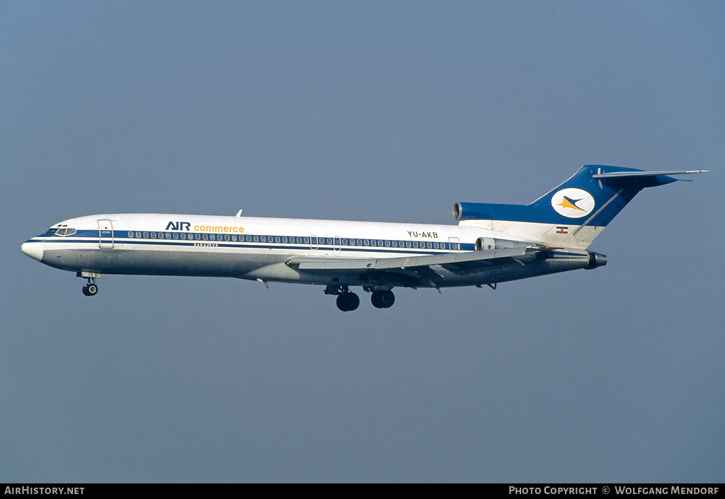 Aircraft Photo of YU-AKB | Boeing 727-2H9/Adv | Air Commerce | AirHistory.net #516980