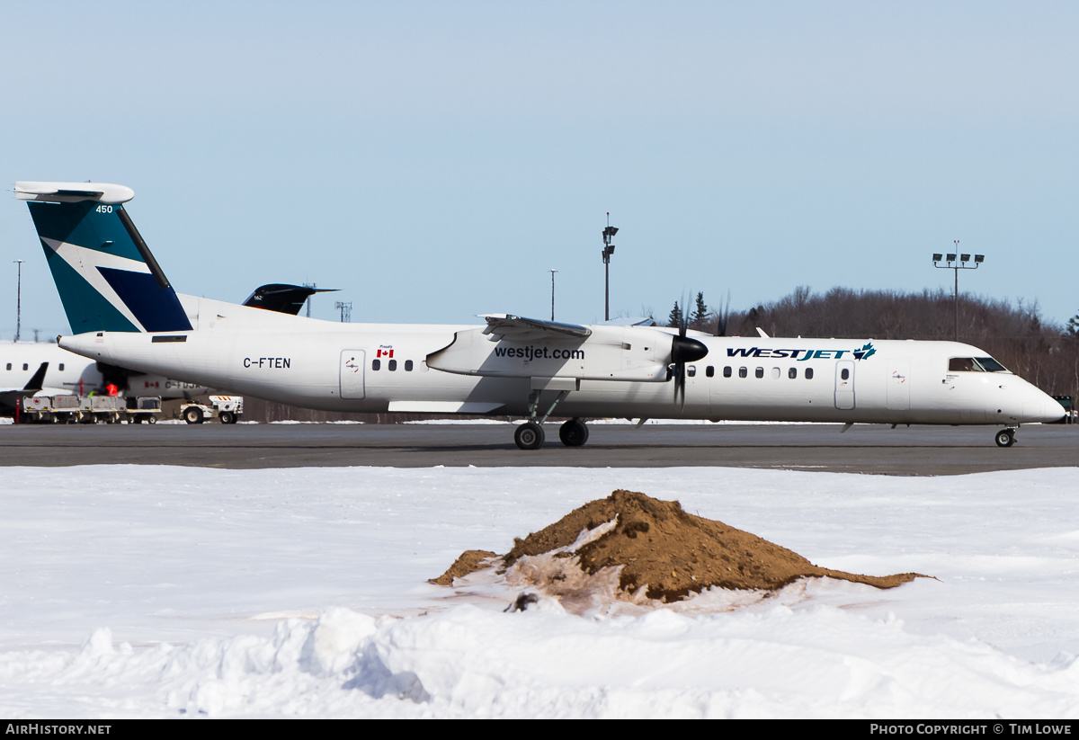 Aircraft Photo of C-FTEN | Bombardier DHC-8-402 Dash 8 | WestJet | AirHistory.net #516986