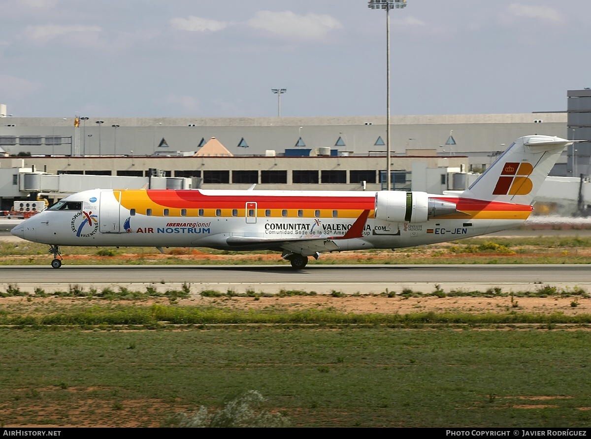 Aircraft Photo of EC-JEN | Bombardier CRJ-200LR (CL-600-2B19) | Iberia Regional | AirHistory.net #516987