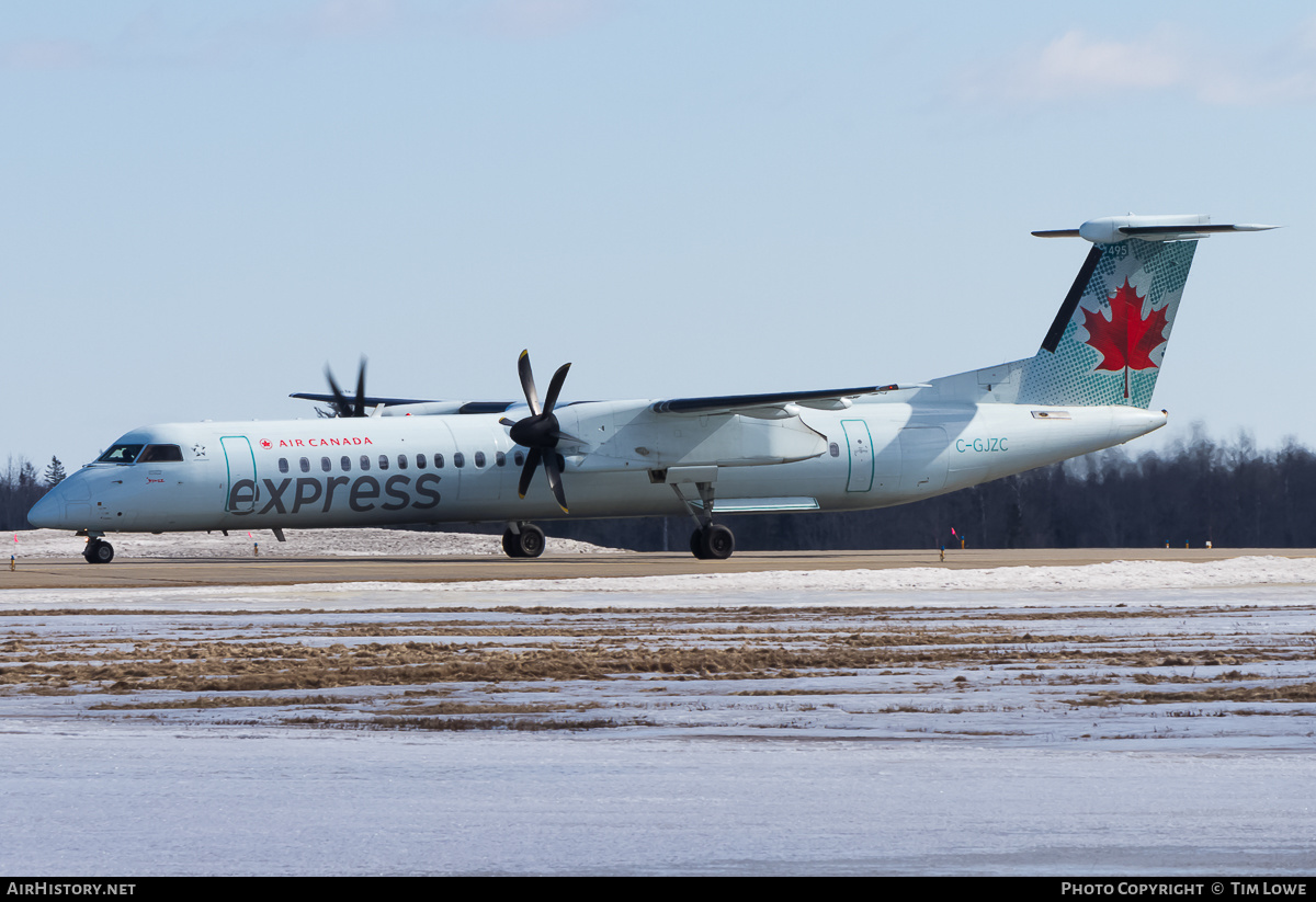 Aircraft Photo of C-GJZC | Bombardier DHC-8-402 Dash 8 | Air Canada Express | AirHistory.net #516991