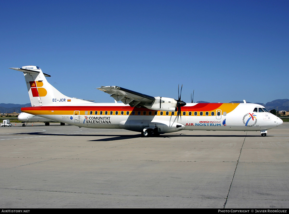 Aircraft Photo of EC-JCR | ATR ATR-72-500 (ATR-72-212A) | Iberia Regional | AirHistory.net #516999