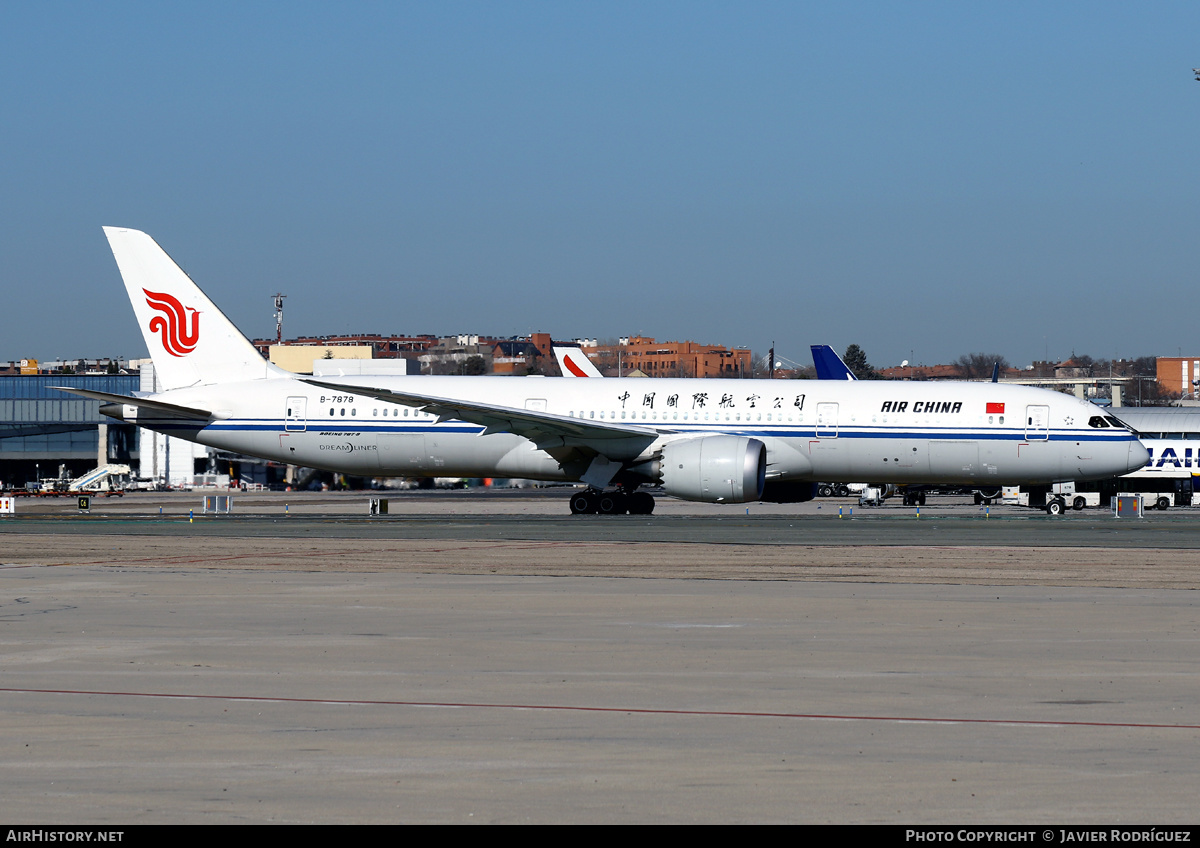 Aircraft Photo of B-7878 | Boeing 787-9 Dreamliner | Air China | AirHistory.net #517002